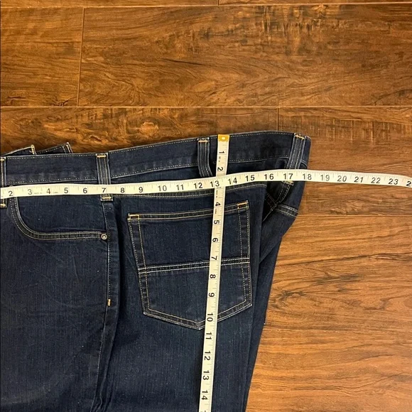 Carhartt Men’s Straight Fit Dark Blue Jeans, Sz. 42x30. - Picture 7 of 11